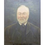 An oil on canvas of Watson Benjamin Marmont, born 1859 in Windsoredge House Nailsworth,
