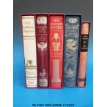 Four Folio Society editions from their fairy tale series to include Grimm's Fairy Tales,