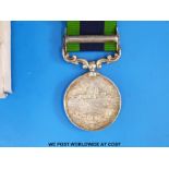 A George V India medal with Afganistan NWF 1919 bar bearing name L-19137 Pte. P.W.