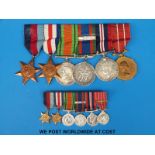 A WWII and later Canadian interest group of six medals awarded to Captain G.