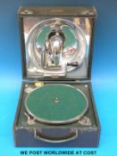 A Decca portable vintage record player