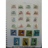 An album of Polish stamps and a collection of Irish stamps 1922 - modern
