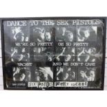 An original Sex Pistols 'Pretty Vacant' poster,