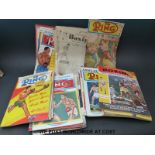 A large collection of boxing programmes from the 1950s together with a collection of photographs