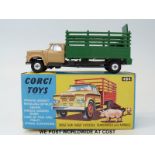 Corgi Toys diecast model Dodge 'Kew Fargo' Livestock Transporter, 484, with beige,