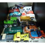 Eighteen Corgi and other diecast model vehicles