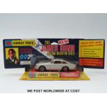 Corgi Toys diecast model James Bond Special Agent 007 Aston Martin DB5, 270, with silver body,