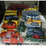 Twenty Dinky, Corgi and Matchbox diecast model vehicles,
