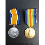 A WWI medal pair awarded to 130235 GNR C.