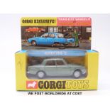 Corgi Toys diecast model Rover 2000 TC, 275, with metallic olive green body, white interior,