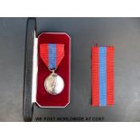 A cased Elizabeth II Imperial Service medal marked Miss Joyce Beatrice Foreman (of RAF Quedgeley