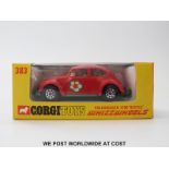 Corgi Toys Whizzwheels diecast model Volkswagen 1200 'Flower Power' Beetle, 383,