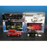 Six Universal Hobbies, Franklin Mint, First Gear and other diecast model vehicles,