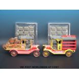 Two Franklin Mint diecast model delivery vans,