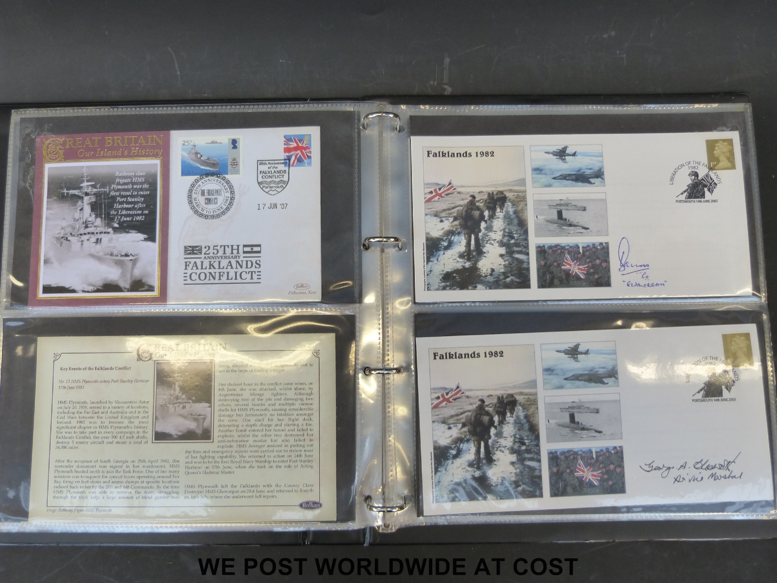 Four albums of Falkland Islands & South Georgia covers mainly relating to the Falklands War, - Image 9 of 10
