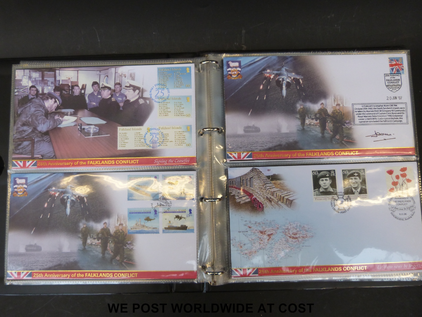 Four albums of Falkland Islands & South Georgia covers mainly relating to the Falklands War, - Image 8 of 10