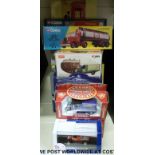 Eighteen Corgi diecast models of commercial vehicles and vehicle sets including Royal Worcester