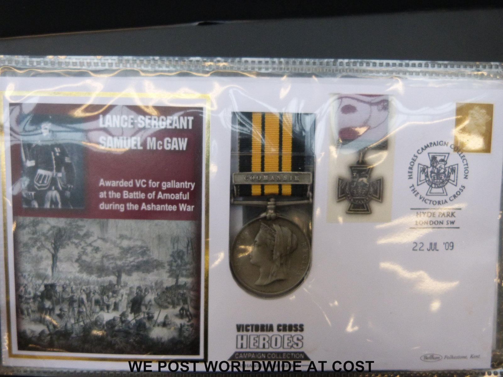 An album of stamp covers relating to the Victoria Cross Heroes Campaign Collection - Image 3 of 4