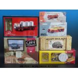 Six Corgi 1:50 scale diecast model lorries and trucks, some limited edition,