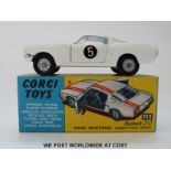Corgi Toys diecast model Ford Mustang Fastback 2+2 competition model, 325, with white body,