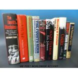 A collection of books relating to the Nazi period including Anthony Read,