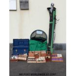 A complete fishing kit to include rods, a good selection of reels,