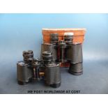 Two pairs of binoculars,