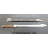 A German S98/05 pattern bayonet, with 2:203 to hilt, steel mount,
