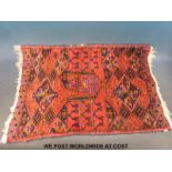 A small eastern rug/ prayer mat