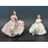 Two Royal Doulton figures,