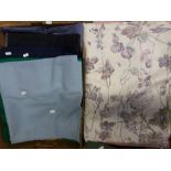 A quantity of dressmaking and upholstery fabric