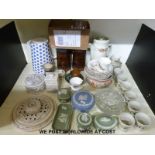 A quantity of ceramics to include Wedgwood Jasperware,