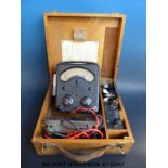 A boxed Avo meter by The Automatic Coil winder and Elect. Equip Co Ltd.