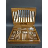 A canteen of Mappin & Webb cutlery