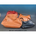 Four handbags to include Osprey,
