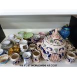 A collection of lustre ware including Royal Winton,