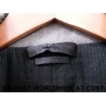 An Alexander McQueen gentleman's leather trench coat (approximately 39 - 40" chest)