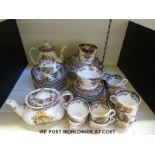 Royal Worcester Palissy dinner and tea set