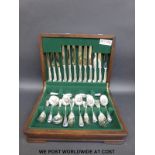 A Butler six-place canteen of cutlery