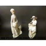 Two Lladro figures