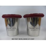 Two Mercier branded champagne buckets