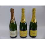 A Bouvet sparkling chardonnay, 750ml, 12.