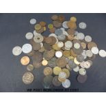 A collection of overseas coinage,