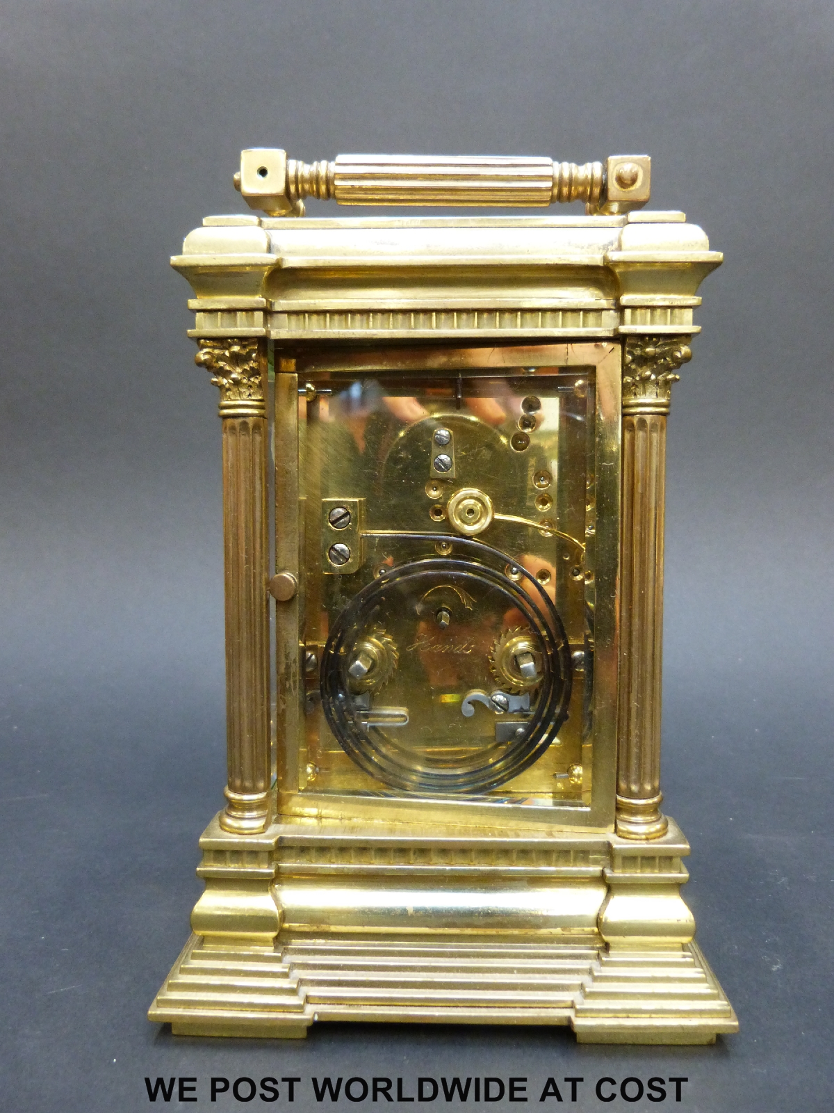 An 8-day hourly repeater carriage clock, - Image 4 of 7