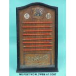 A Royal Sovereign Pencil Co Ltd shop fitting display with drawers to rear (height 39cm)