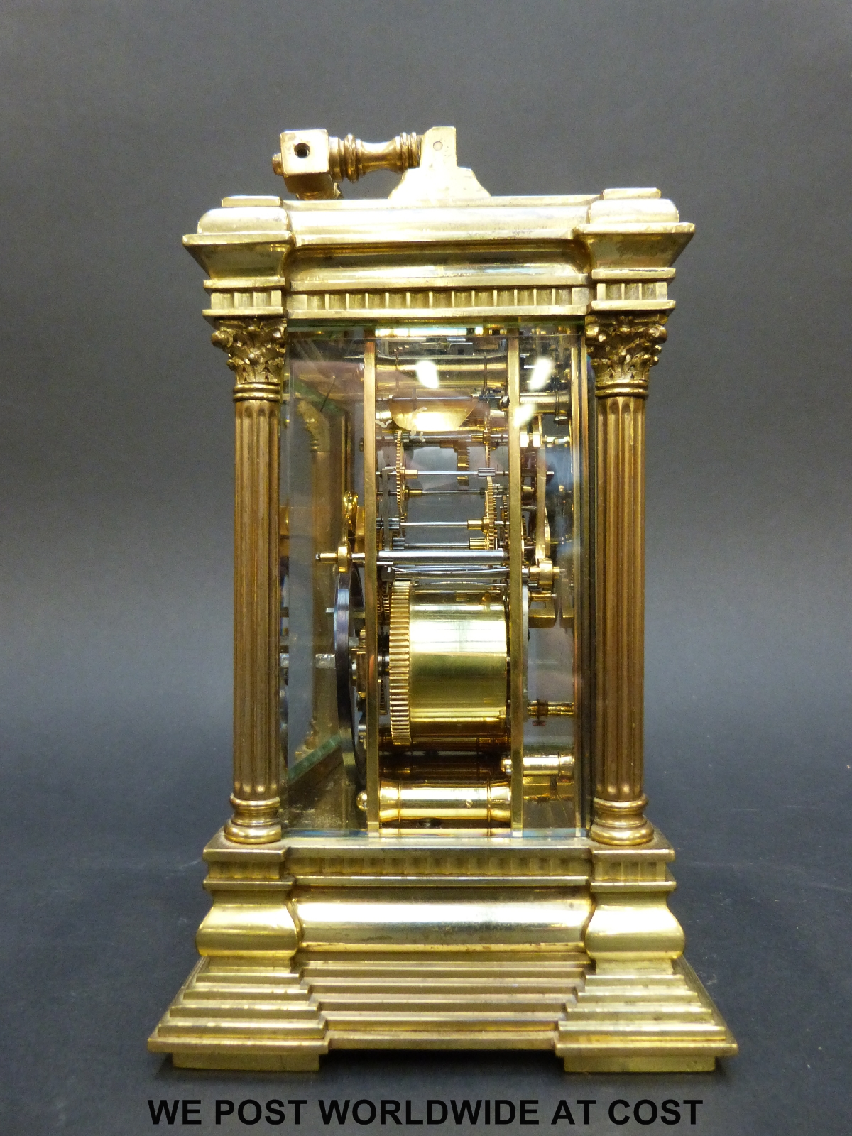 An 8-day hourly repeater carriage clock, - Image 2 of 7