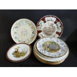 Two boxed Wedgwood Jasperware plates,