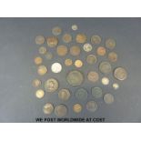 A quantity of world coinage,