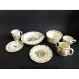 Eight items of Royal Doulton Bunnykins ware