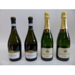 Two bottles of Comtesse de Bellefleur champagne (grand reserve brut) 750ml, 12% volume,